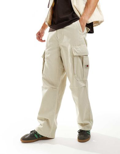 Aiden - Pantalon cargo baggy - Taupe - Tommy Jeans - Modalova