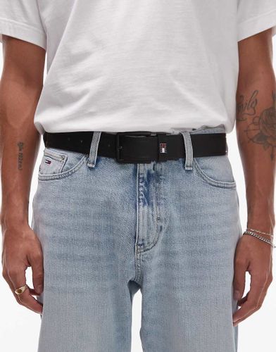 Elevated 3.5 - Ceinture en cuir avec logo drapeau - Tommy Jeans - Modalova