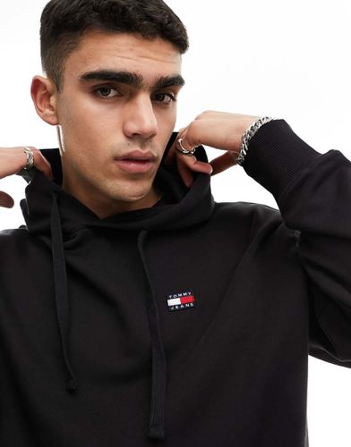 Sweat à capuche décontracté avec petit écusson logo - Tommy Jeans - Modalova