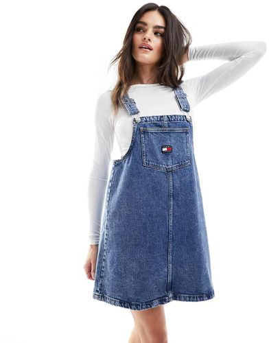 Robe salopette en jean - moyen délavé - Tommy Jeans - Modalova