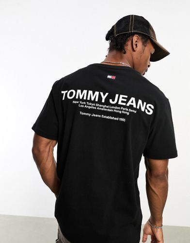 T-shirt classique avec imprimé linéaire au dos - Tommy Jeans - Modalova