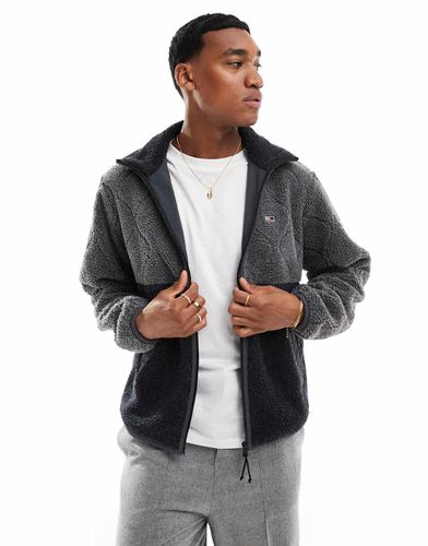 Veste teddy en polaire coupe décontractée - Tommy Jeans - Modalova