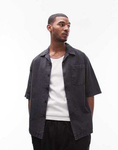 Chemise décontractée à manches courtes - délavé - Topman - Modalova