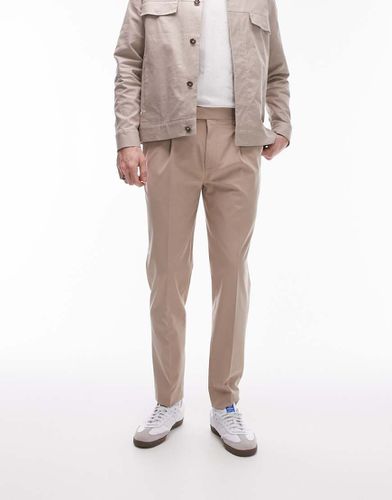 Pantalon fuselé - Taupe - Topman - Modalova