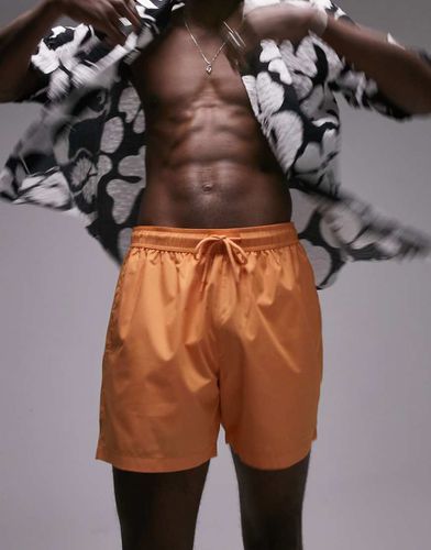 Topman - Short de bain - Orange - Topman - Modalova