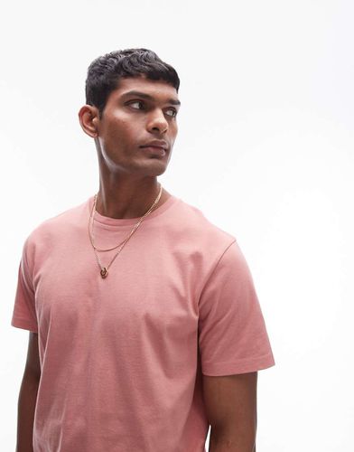 Topman - T-shirt classique - Rose - Topman - Modalova