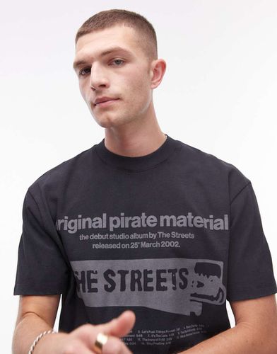 T-shirt oversize de qualité supérieure imprimé The Streets - délavé - Topman - Modalova