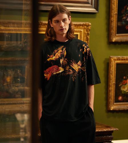 X Ashmolean - T-shirt ultra oversize avec imprimé nature morte de homard - Topman - Modalova