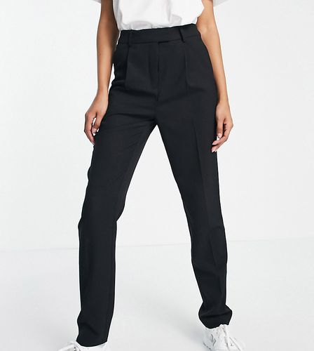 Pantalon ajusté coupe slim à plis et taille haute - Topshop Tall - Modalova