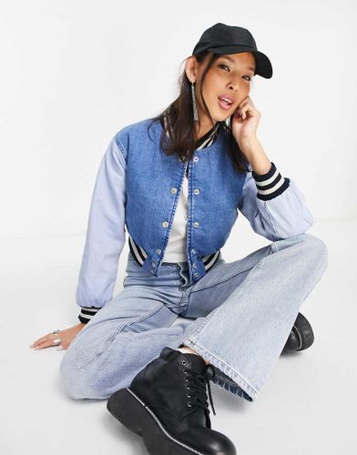 Veste courte style universitaire - moyen - Topshop - Modalova