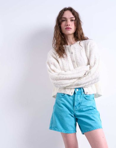 Editor - Short en jean - Bleu - Topshop - Modalova