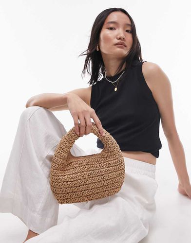 Groovy - Sac en paille - Naturel - Topshop - Modalova