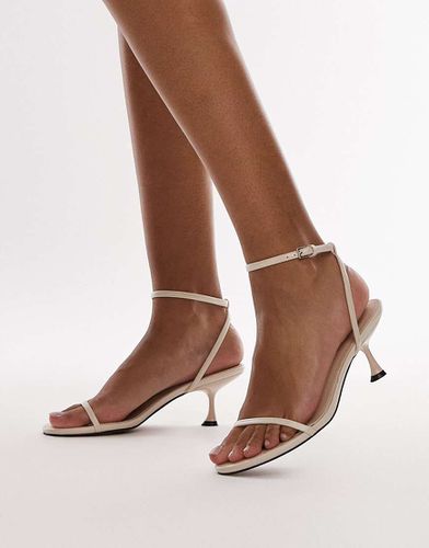 Irena - Sandales minimalistes à talon haut - cassé - Topshop - Modalova