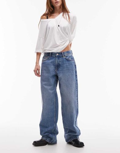 Jean à taille basse cintrée - moyen - Topshop - Modalova