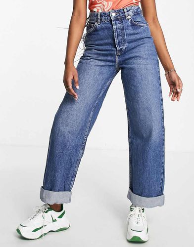 One - Jean mom oversize - moyen - Topshop - Modalova