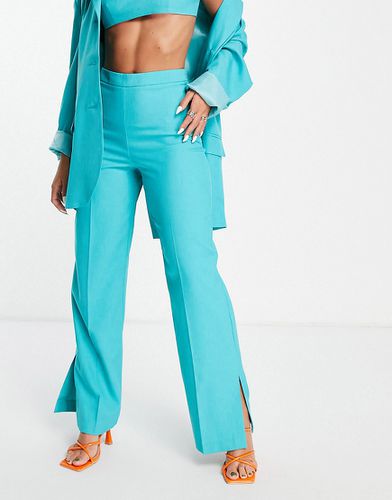 Pantalon ajusté épuré d'ensemble - Turquoise - Topshop - Modalova