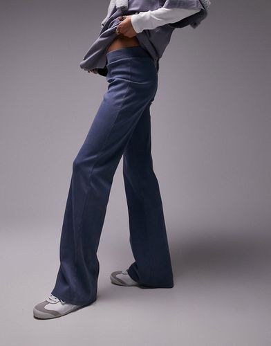 Pantalon droit - délavé - Topshop - Modalova