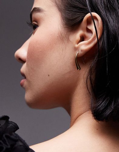 Padme - Boucles d'oreilles pendantes en acier inoxydable étanche - Topshop - Modalova
