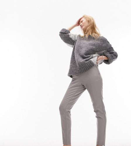 Pantalon ajusté en imitation cuir - Topshop Petite - Modalova