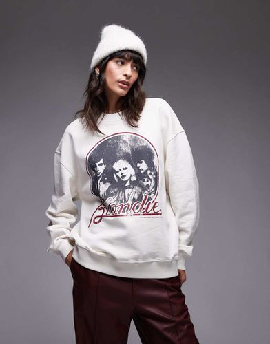 Sweat oversize avec motif Blondie sous licence - Topshop - Modalova