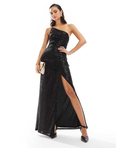 Robe longue asymétrique à sequins - Tfnc - Modalova