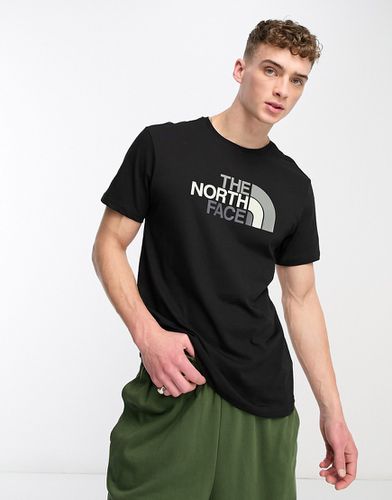 Easy - T-shirt avec logo sur la poitrine - Noir - The North Face - Modalova