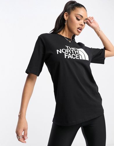 Easy - T-shirt décontracté imprimé sur la poitrine - Noir - The North Face - Modalova