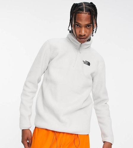 Exclusivité ASOS - Shispare - Polaire à poils denses et col zippé - Blanc - The North Face - Modalova