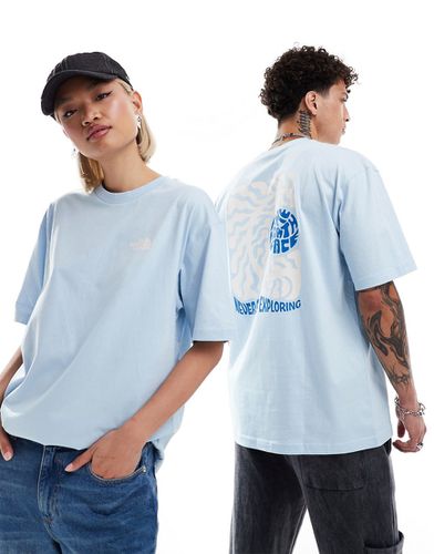 Exotic Days - T-shirt oversize imprimé au dos - Bleu clair et - The North Face - Modalova