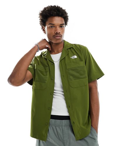First - Chemise à manches courtes avec poches en tulle - Olive - The North Face - Modalova