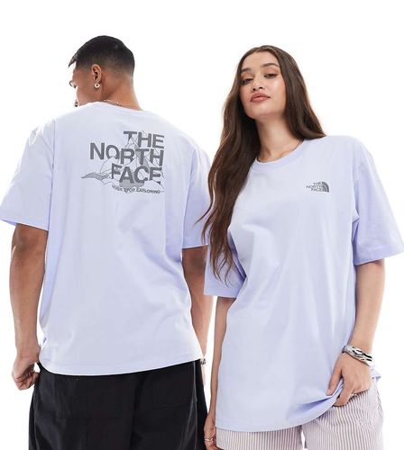 Mountain Sketch - T-shirt oversize imprim au dos - clair - The North Face - Modalova