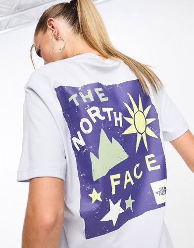 T-shirt décontracté à imprimé soleil et étoiles au dos - pâle - The North Face - Modalova