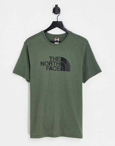 T-shirt décontracté imprimé sur la poitrine - Kaki - The North Face - Modalova