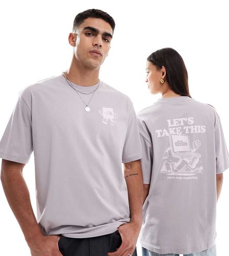 T-shirt oversize  imprim Explore au dos - pastel - The North Face - Modalova