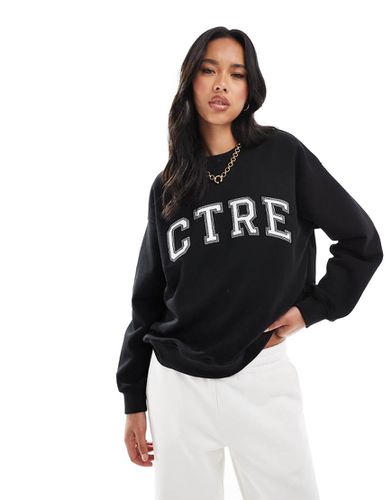 Sweat ras de cou style universitaire - The Couture Club - Modalova