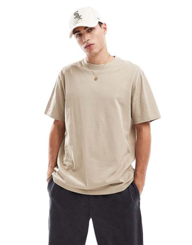 T-shirt oversize - Beige - Threadbare - Modalova