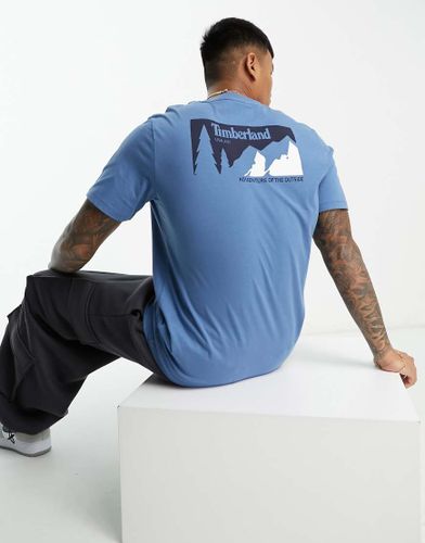T-shirt à imprimé montagne au dos - Timberland - Modalova