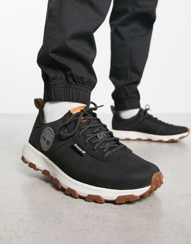 Winsor Trail - Baskets basses en cuir nubuck - Noir - Timberland - Modalova