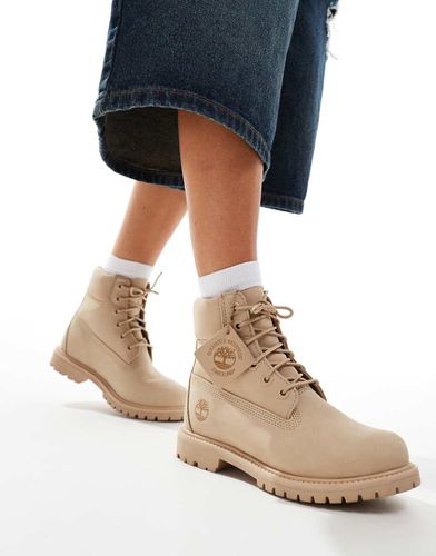 Bottes 6 pouces en nubuck de qualité supérieure - Beige - Timberland - Modalova