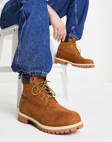 Bottes 6 pouces en nubuck de qualité supérieure - Rouille - Timberland - Modalova