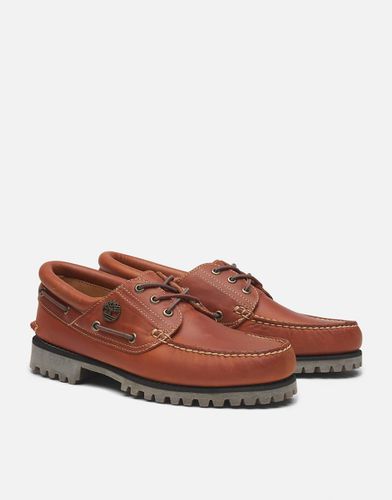 Chaussures bateau en cuir pleine fleur - moyen - Timberland - Modalova