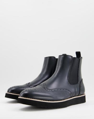 Bottines chelsea en imitation cuir - Truffle Collection - Modalova