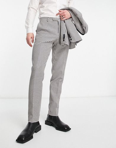 Leach - Pantalon de costume slim en jacquard - Twisted Tailor - Modalova