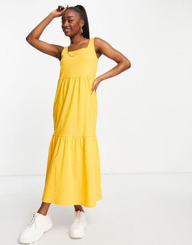 Robe babydoll mi-longue sans manches - Mangue - Urban Classics - Modalova