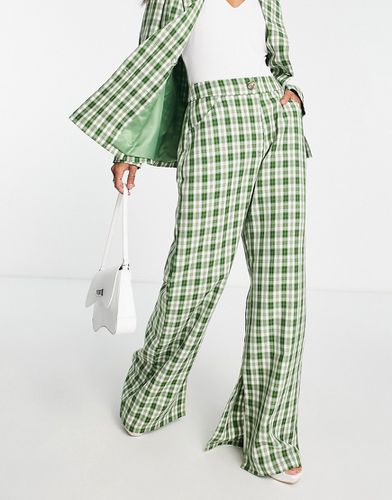 Pantalon d'ensemble large - Carreaux - Urban Threads - Modalova