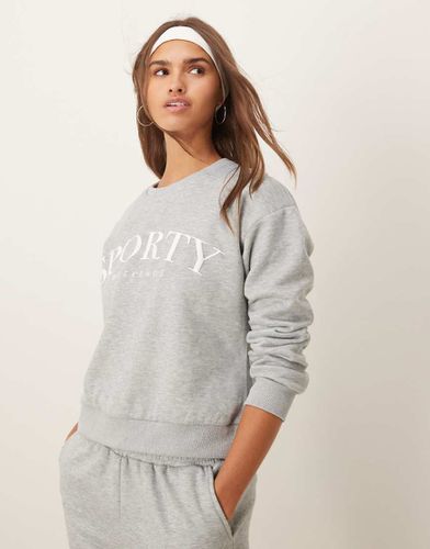 Sweat confort à imprimé Sporty - Urban Threads - Modalova