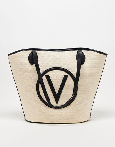 Valentino - Covent - Cabas avec pochette amovible - et naturel - Valentino Bags - Modalova