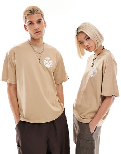 T-shirt ample à imprimé logo rond au dos - Fauve - Vans - Modalova