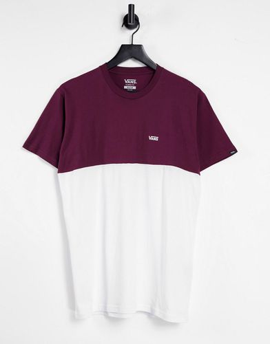 T-shirt effet color block - Bordeaux et - Vans - Modalova