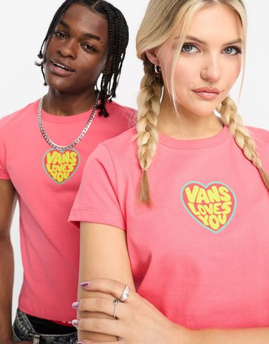 T-shirt unisexe à imprimé Love is Kind - Rose - Vans - Modalova